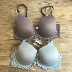 TWO Aerie “Real Sunnie” Full Coverage Bras